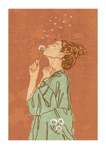  Woman With Dandelion
